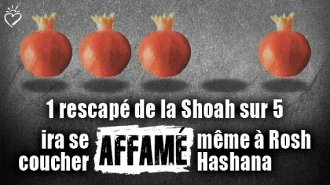 Le projet 'Shana Tova' 🍏 pour distribuer des colis alimentaires aux familles dans le besoin et aux rescapés de la Shoah ❤